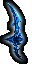 Blutrotstahl-Dolch (blau)(K)
