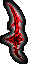 Blutrotstahl-Dolch (rot)(K)