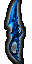 Schwarzstahl-Dolch (blau)(K)