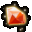 Orangener Diamant