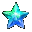 Seestern (Blau)