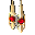 Rotstahlohrringe+0