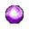 Purpurfarbene Perle