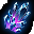 Drachen-Kristall (Blau)