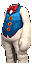 Hasenkostüm (weiß)