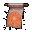 Orangene Schriftrolle