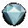 Hellblauer Rohdiamant
