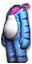 Hasenkostüm (blau)