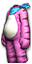 Hasenkostüm (pink)